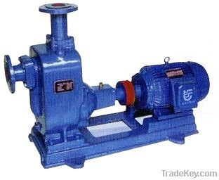 self-priming sewage pump