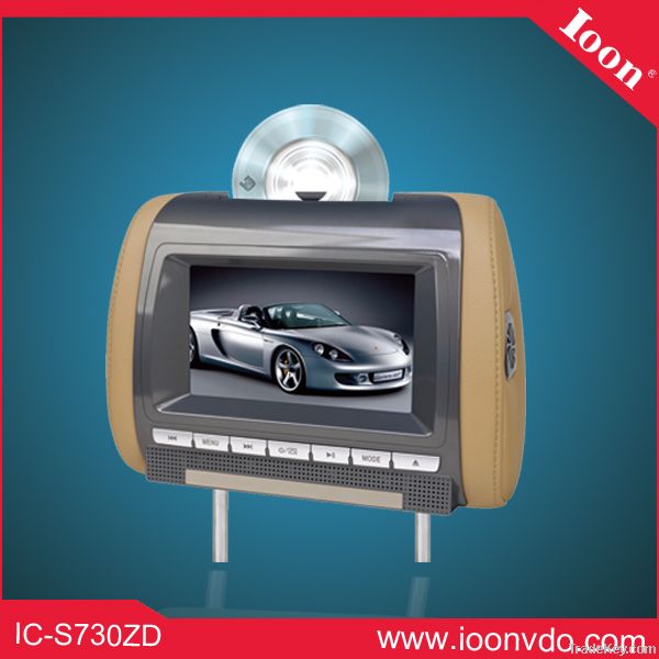 7inch Headrest Combo DVD Monitor