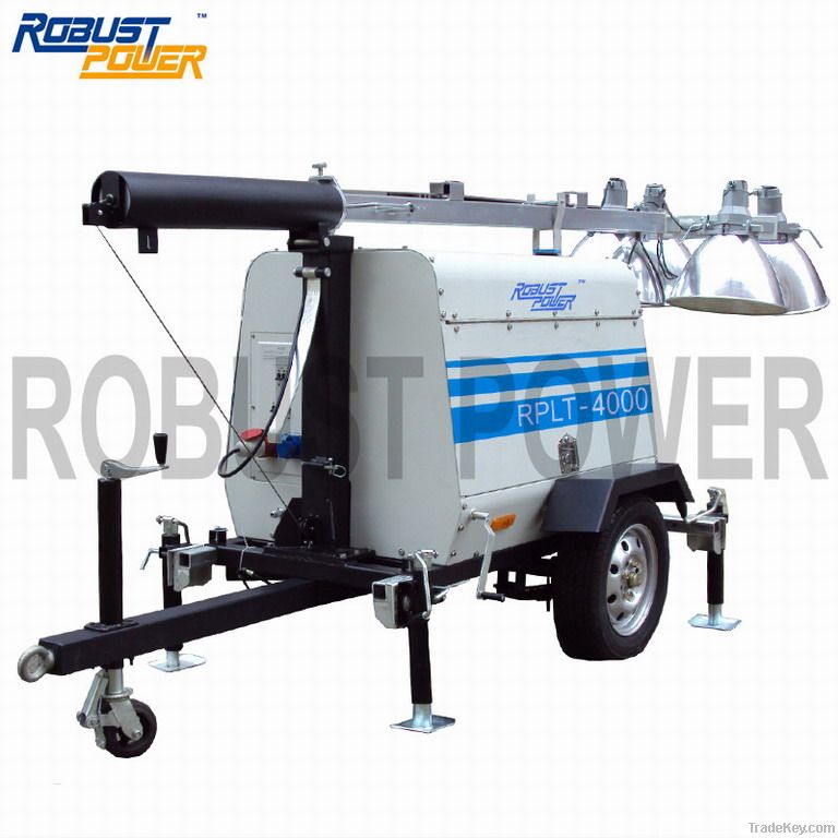 Durable Mobile Lighting Tower