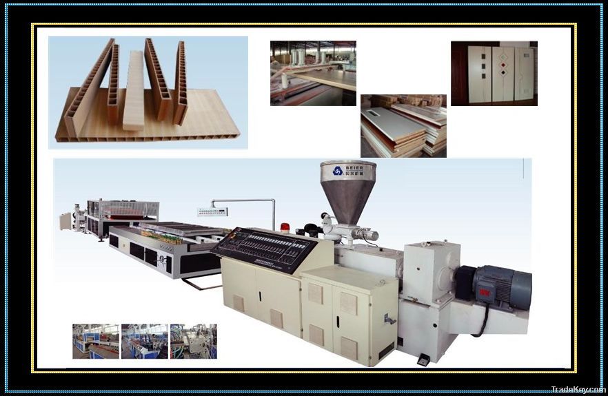 wood plastic profile machinery