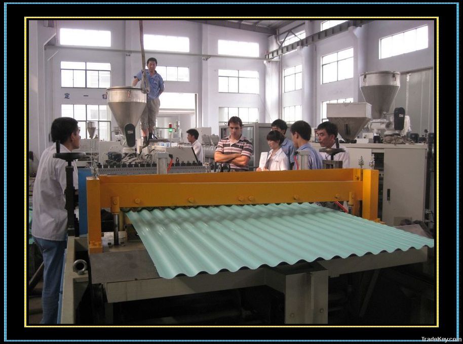 PVC roof tile machine