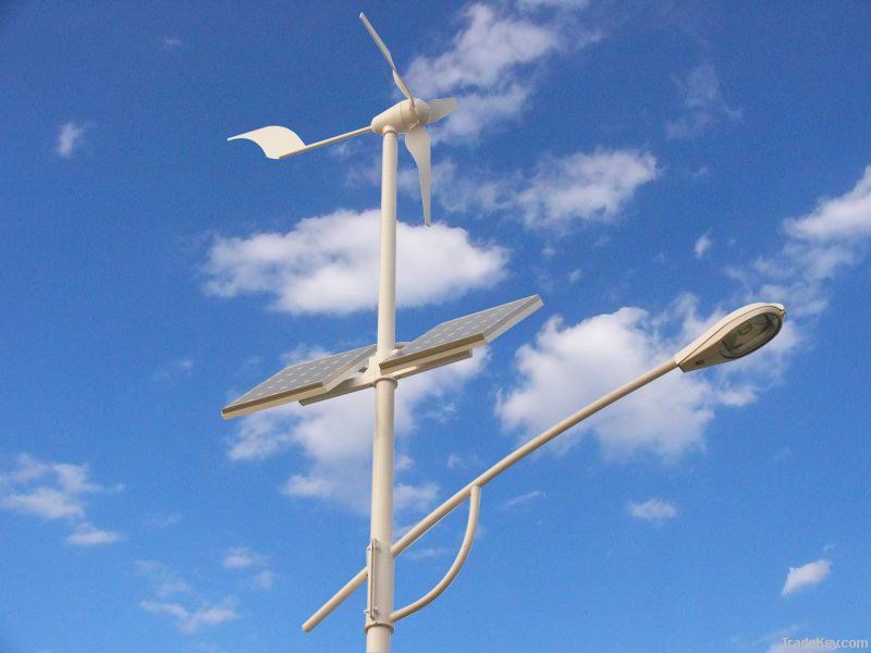 wind turbine 600w wind solar panel hybrid system for street lamp