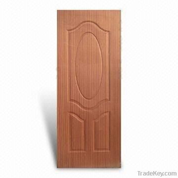 Veneered HDF door skin