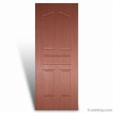 Veneered HDF door skin