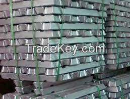 ALUMINIUM INGOTS 99.7%, MILLBERRY COPPER WIRE SCRAPS, DRAINED LEAD ACID AUTO BATTERY SCRAP, COPPER CATHODE 99.99% , A/C FRIDGE COMPRESSOR SCRAP , HMS 1&amp;2 SCRAPS