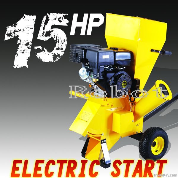 shredder chipper with electric start