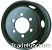 19.5 x 6.75 silver steel wheel