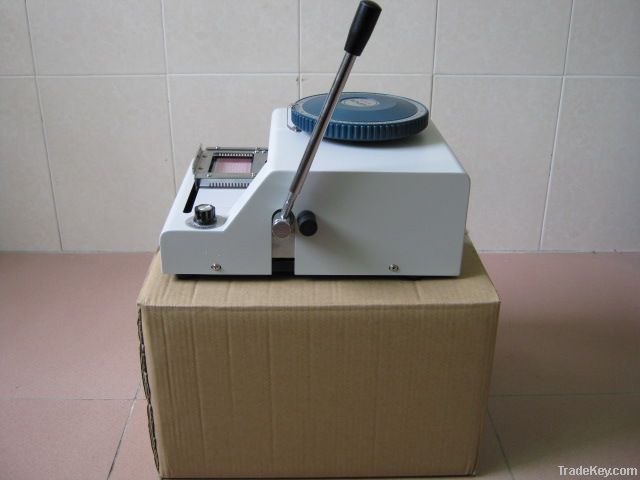 manual PVC card embosser machine