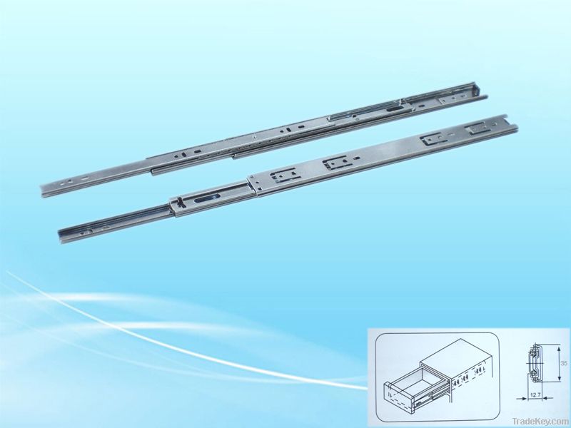 Soft closing ball bearing drawer slides