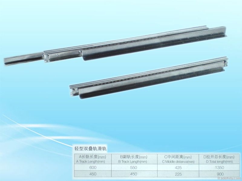 45mm soft closing ball bearing drawer slides