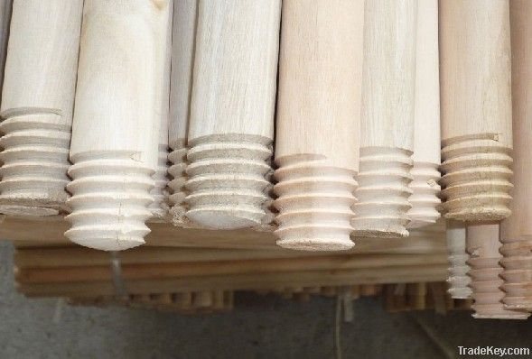 natural wooden mop handle/broom stick