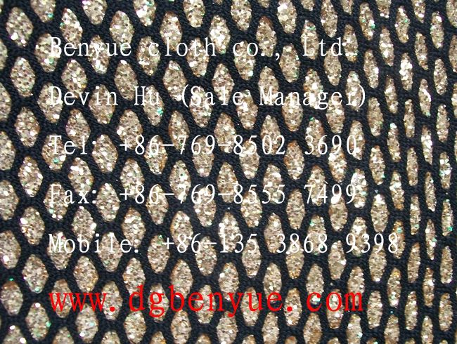 fashion sequin mesh fabric