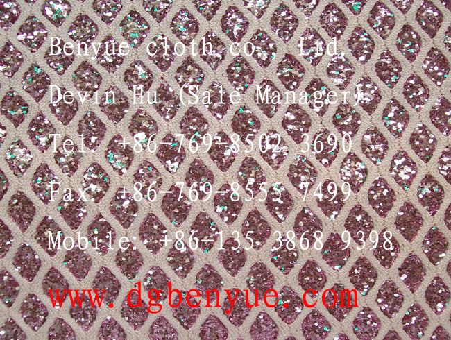 fashion sequin mesh fabric