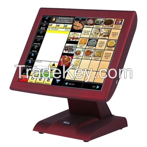 15" touch screen POS terminal 