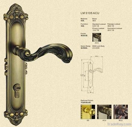 BRASS DOOR LOCK