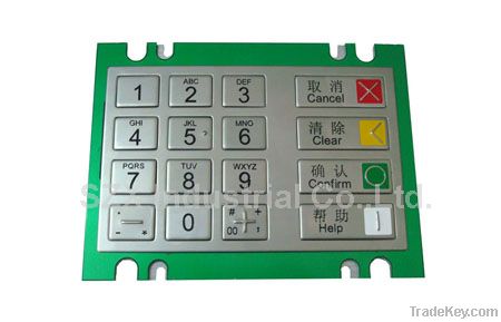 vandal proof IP65 stainless steel keypad with 16 keys(TMS-M160KP)