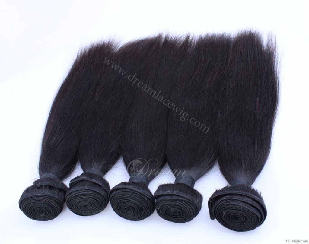 Hot sale natural color Brazilian virgin hair weft