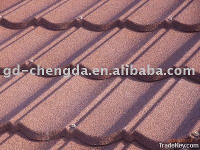 International popular stone coated metal roof tile