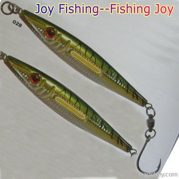 vertical lead metal jig fishing lure