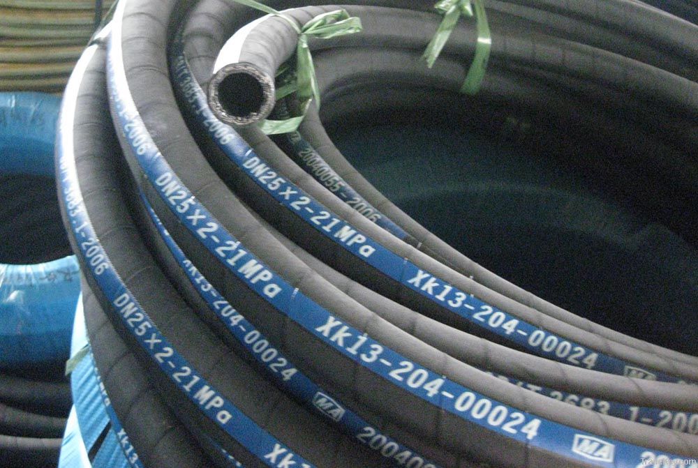 Fibre Braid Rubber Hose SAE100R3 SAE100R6