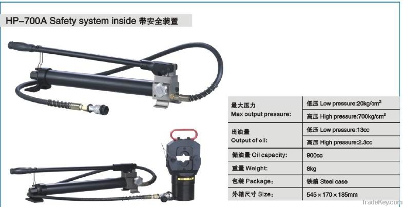 Hydraulic crimping tool