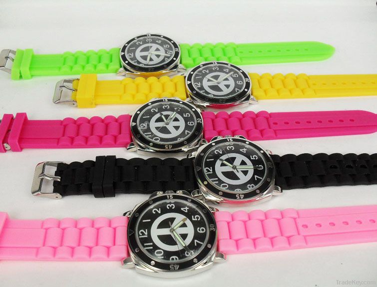 Silicone Strap Men Watches