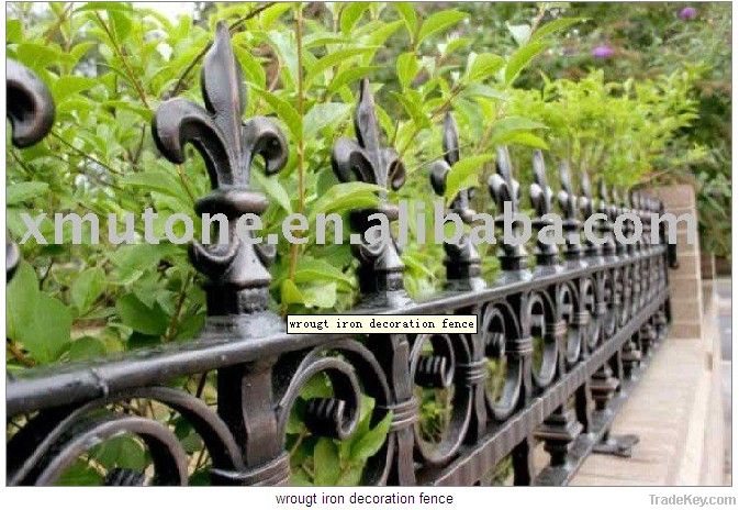 wrought iron fence