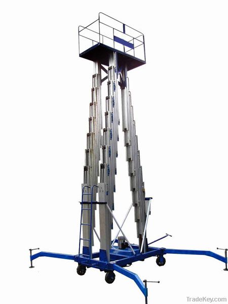 Three-mast Aluminum Aerial Work Platform