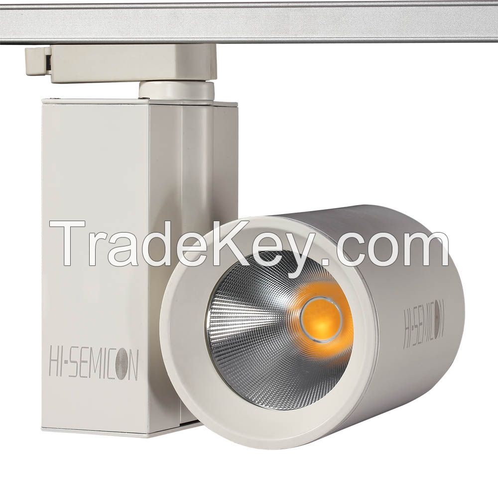 High Lumen 30 W LED Track Lights 2250lm With 16 Degree For Shop Windows