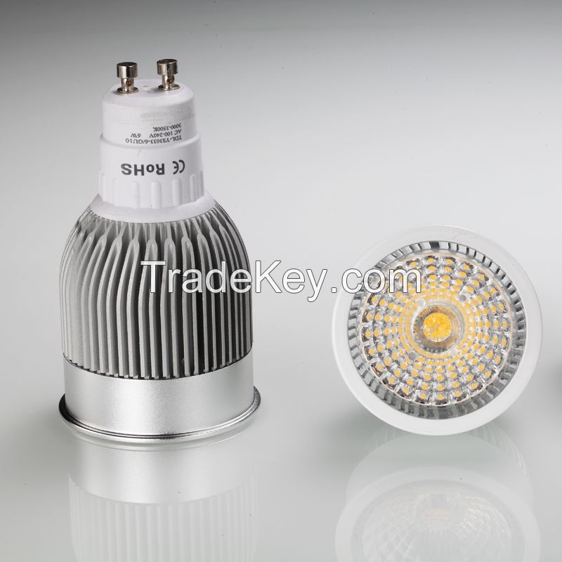 5W DC12V Energy Saving GU10 LED bulb LED Spotlight Bulbs with E26 / E27/E14 Base