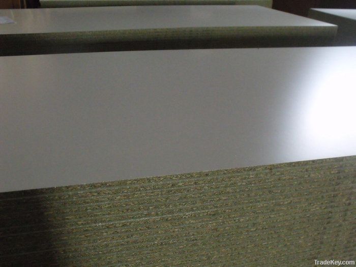 moisture resistant particleboard with white melamine paper