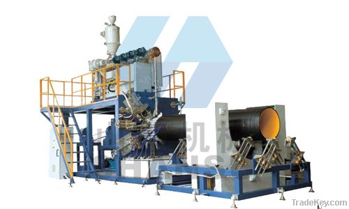 HDPE Large-caliber Hollow-Wall Winding Pipe Production Line