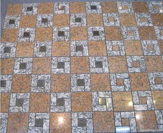 Marble and granite mosaic