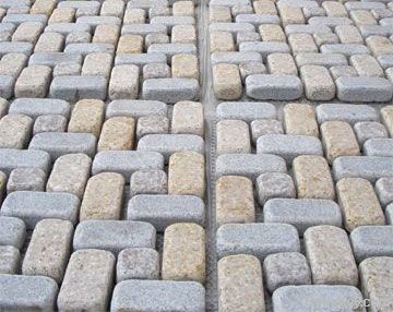 Paver, kerbstone and cubic stone