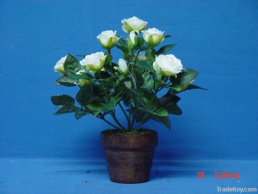 Artificial White Rose