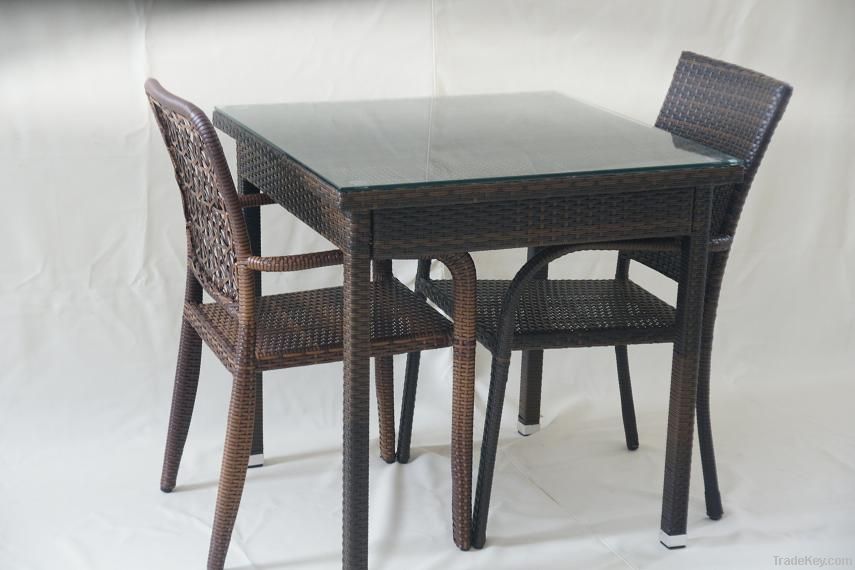 Outdoor Rattan Dining table and Chairs