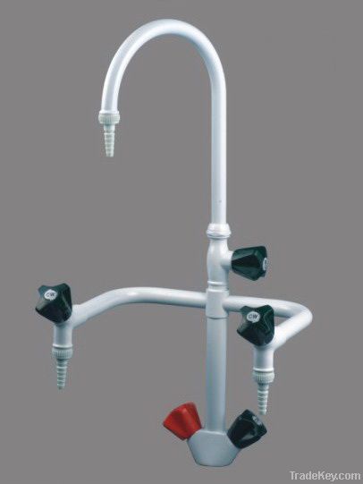 Tap Series-Triple Outlet Bench-top C-type Gooseneck water Tap