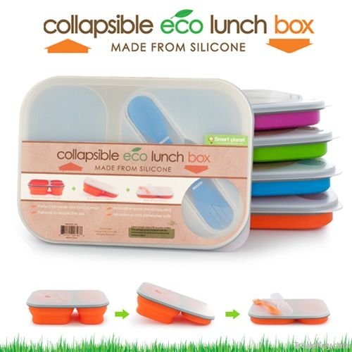 silicone collapsible lunch box