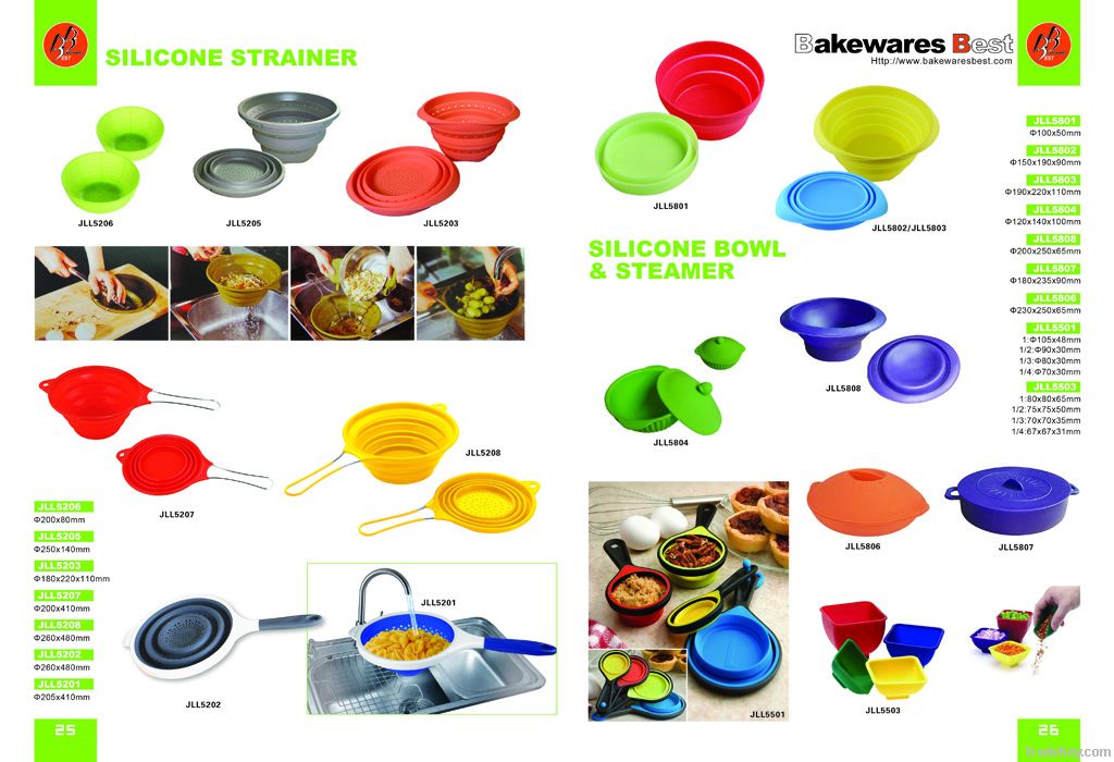 silicone  strainer