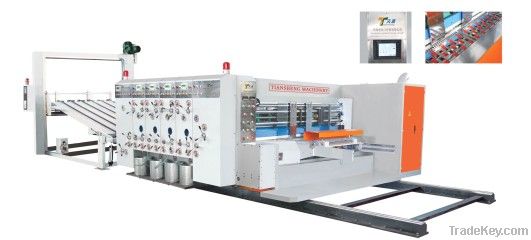 TS-PY High speed flexo printing &amp; slotting &amp; rotary die-cutting  machi