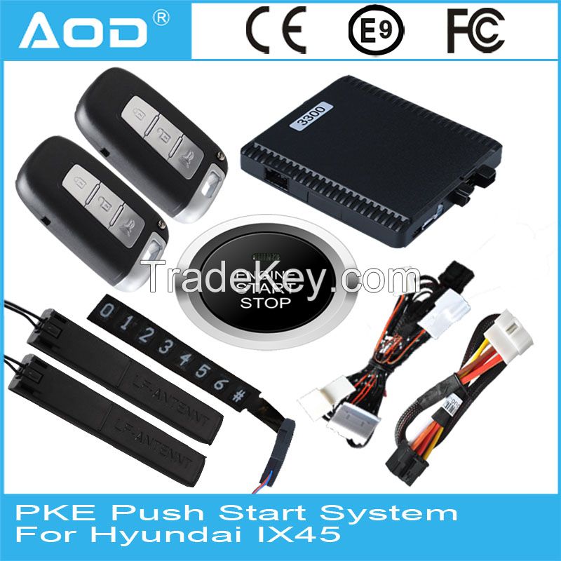 PKE push button start for Hyundai IX45/Santa Fe 2013