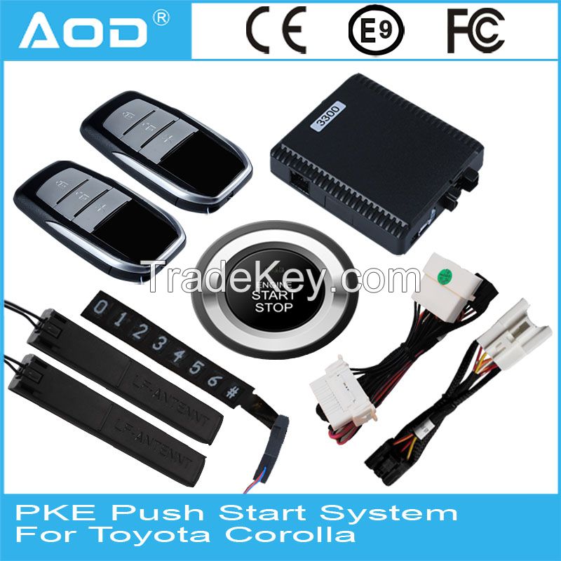 PKE push button start for Toyota Corolla 2014