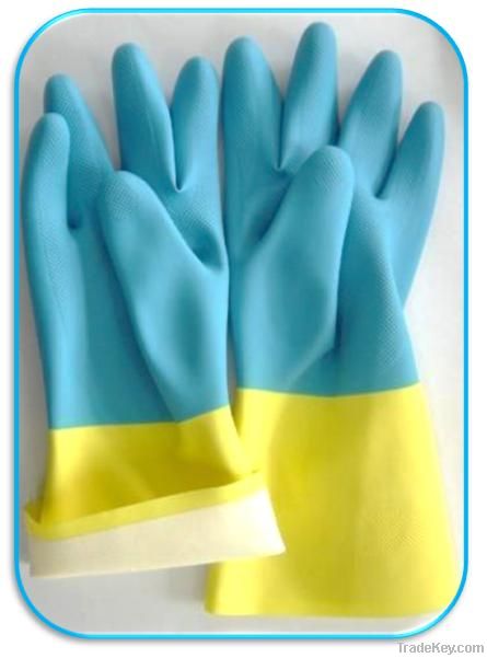 Neoprene Double Color Gloves