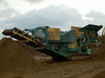 Jaw crusher on tracks