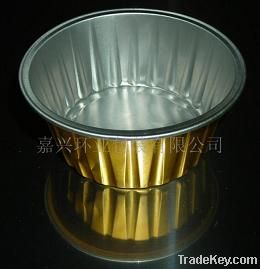 Pudding container, aluminum foil container