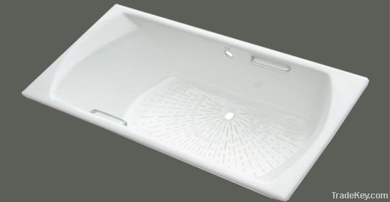 cast iron bathtub