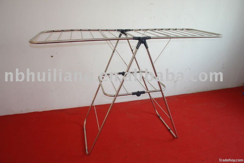 Airfoil stainless steel clothes drying rack