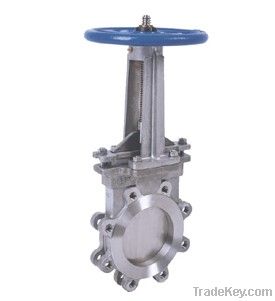 Manual knife gate valve