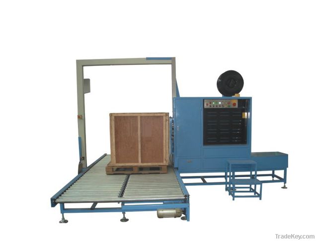 Fully automatic pallet strapping machine