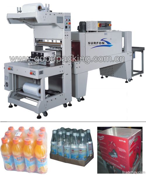 Semi-auto shrink sleeve wrapping machine